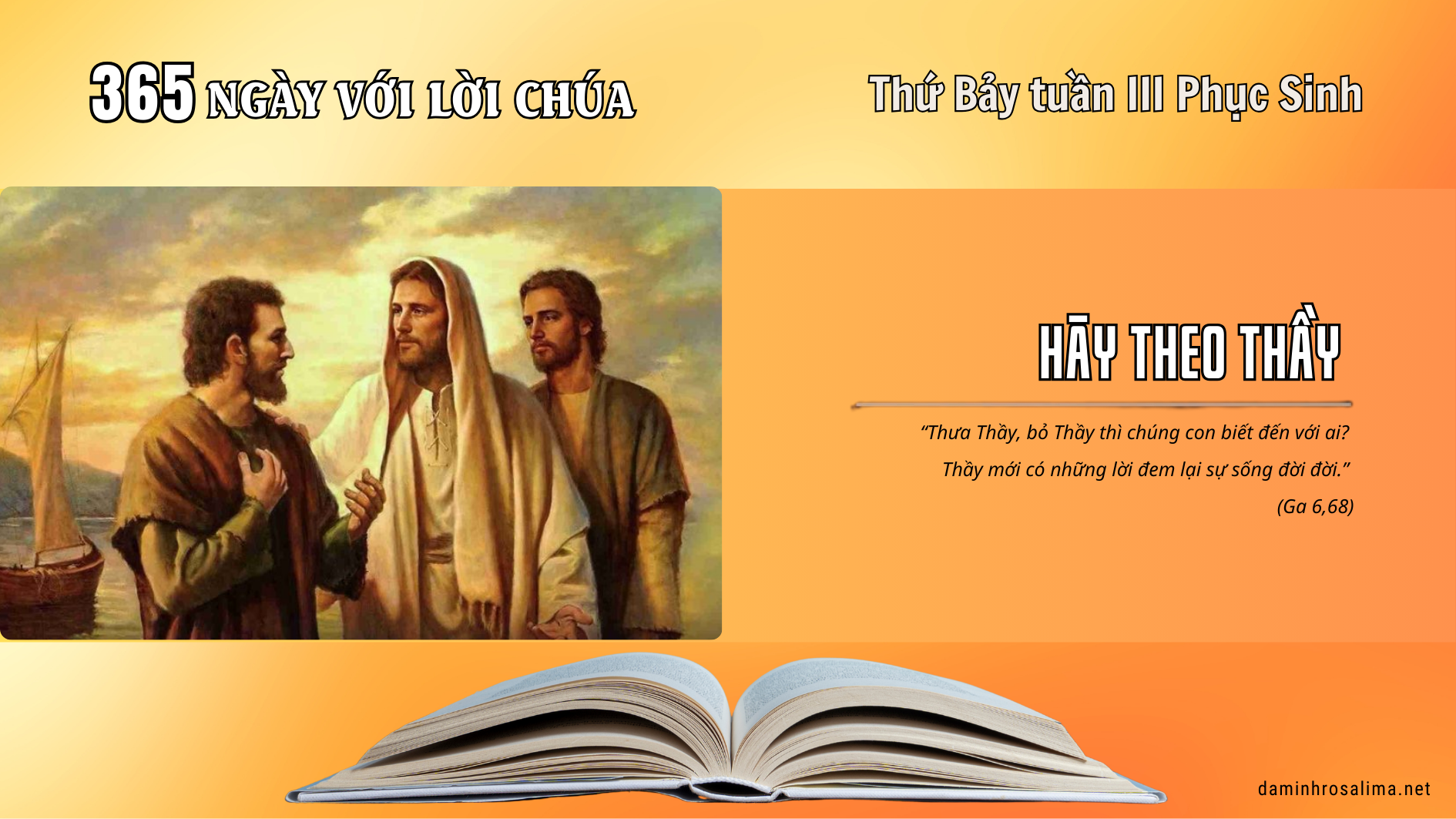 Thứ Bảy tuần 3 Phục Sinh